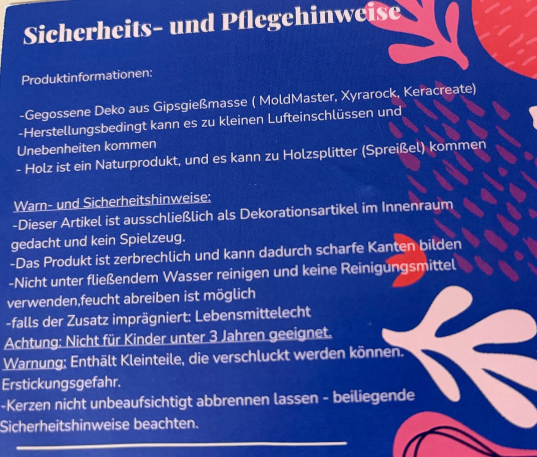 Duftstein Blume – Hängender Duftstein mit natürlichem Lavendelduft